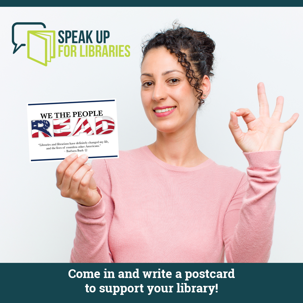 postcard campaign announcement